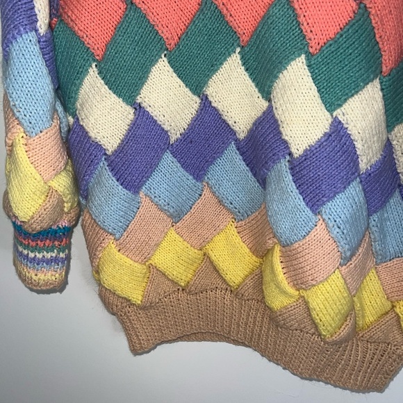 VINTAGE COLORFUL SWEATER - Picture 11 of 14